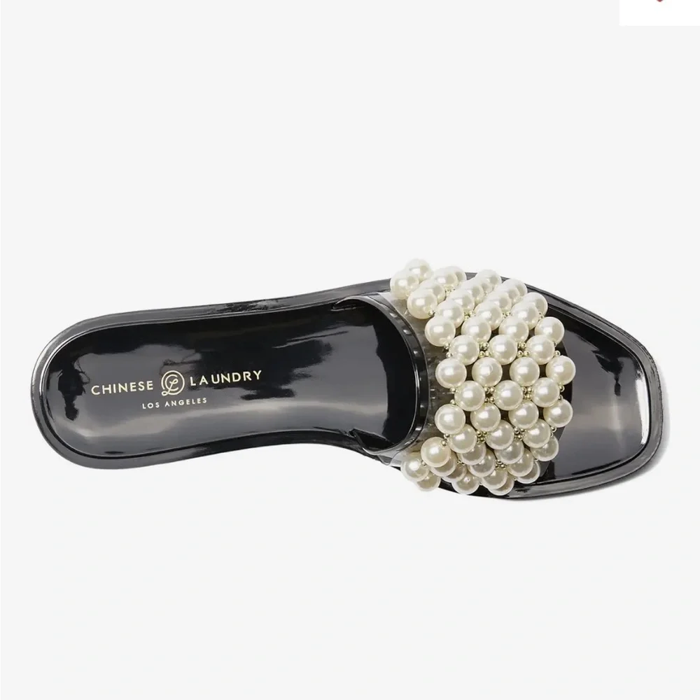 🆕 Chinese Laundry Bryer PVC Pearl Sandal